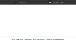 Desktop Screenshot of farmsandmarkets.com