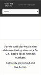 Mobile Screenshot of farmsandmarkets.com